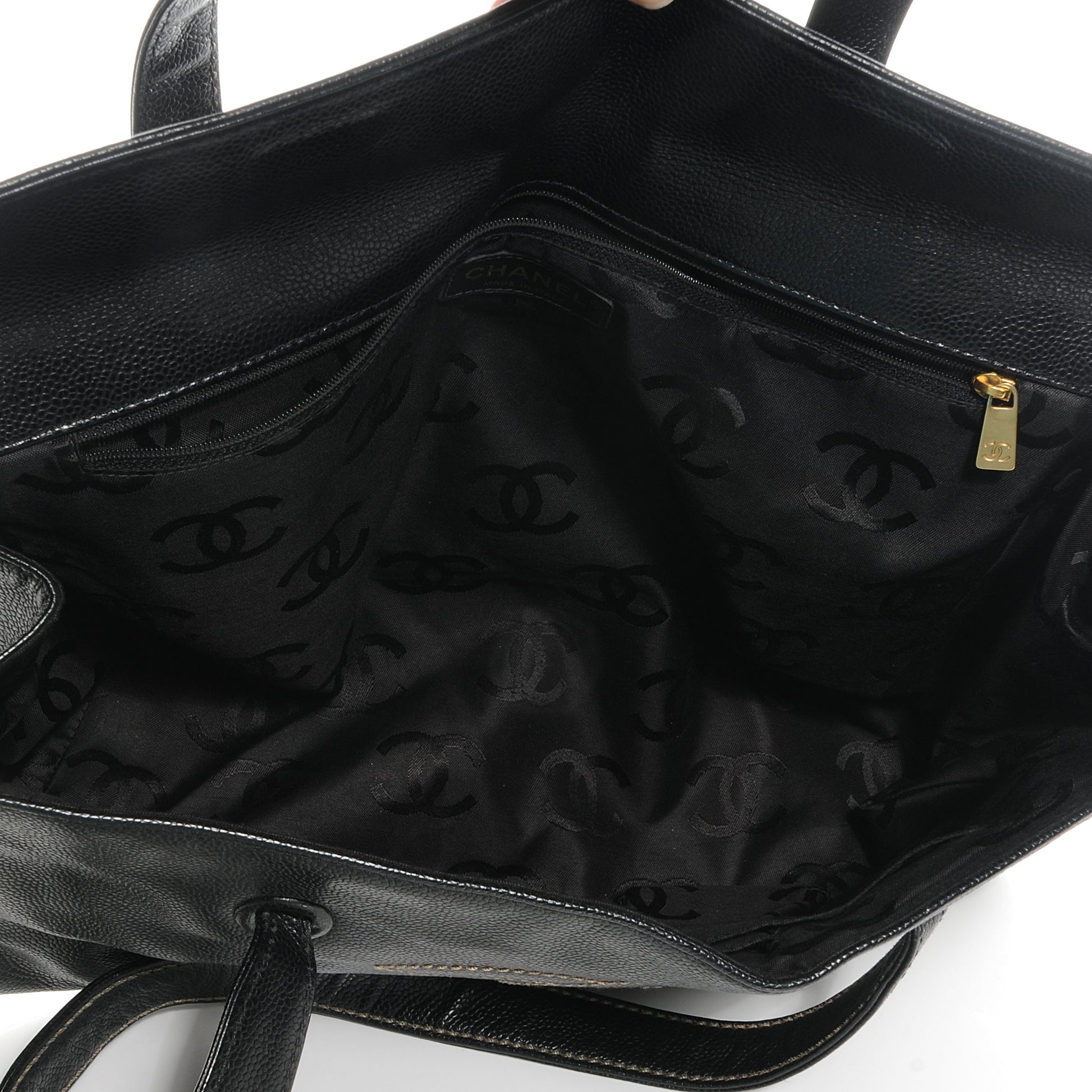Chanel Caviar CC Shoulder Bag Black 5 of 7