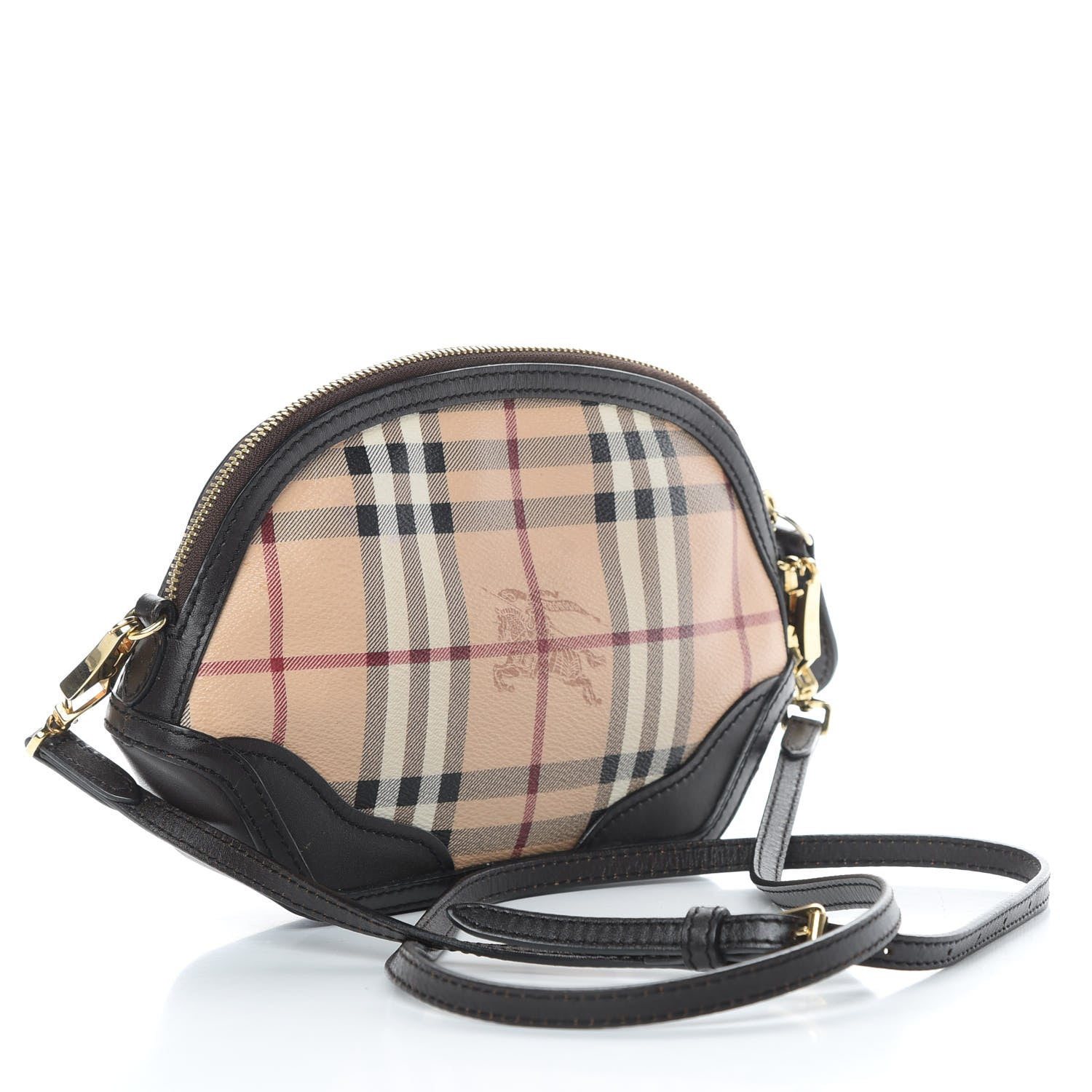 Burberry Haymarket Check Mini Orchard Crossbody Chocolate 3 of 12
