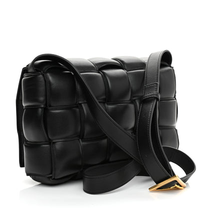 Bottega Veneta Nappa Maxi Intreccio Padded Cassette Crossbody Bag Black 3 of 10