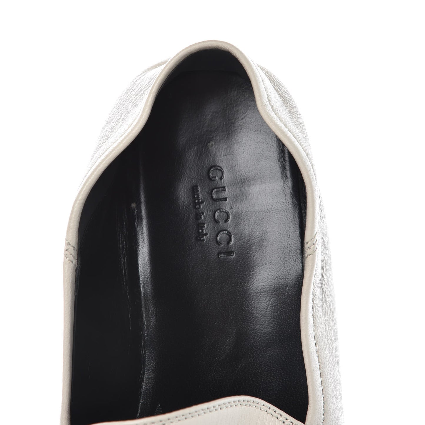 Lambskin Womens Brixton Horsebit Loafers 38 Mystic White