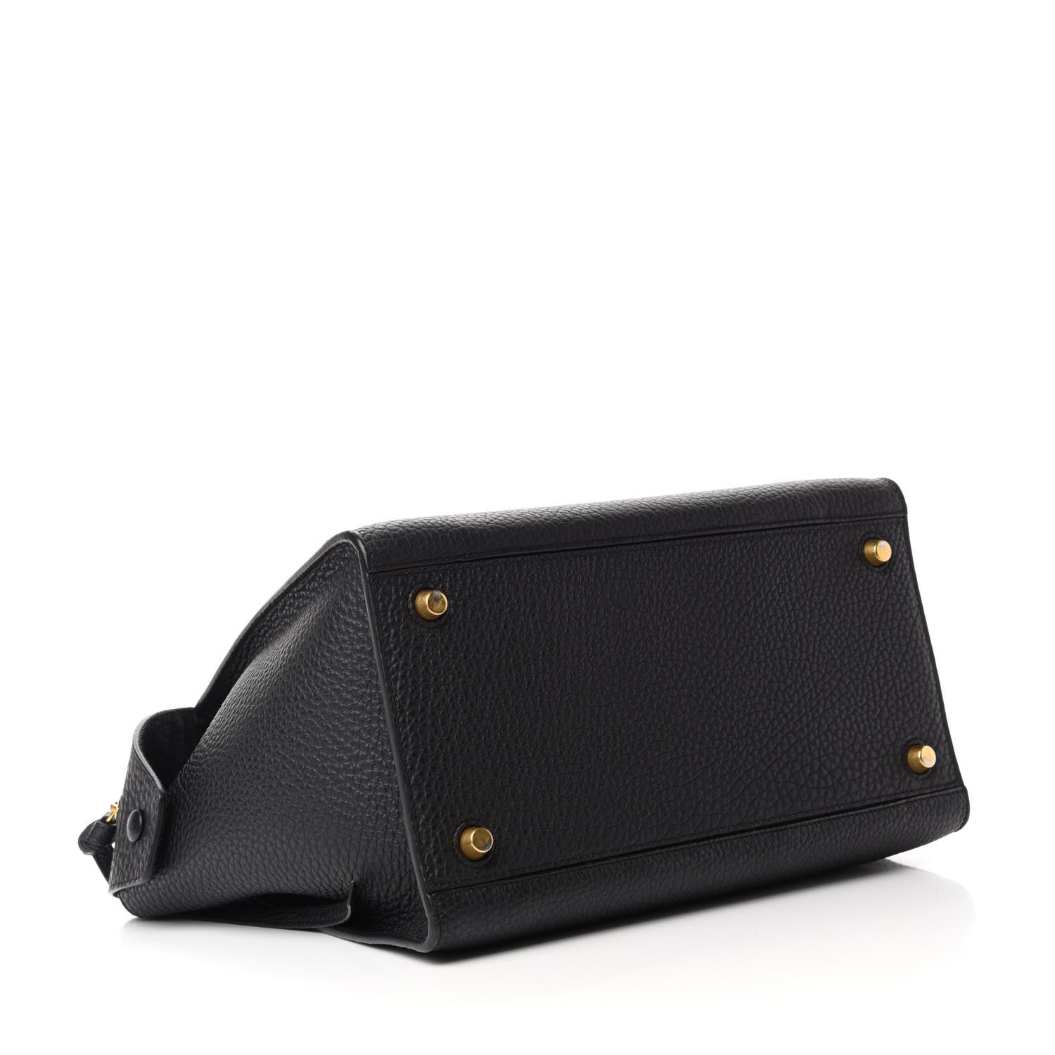 Celine Bullhide Calfskin Small Ring Bag Black 4 of 9