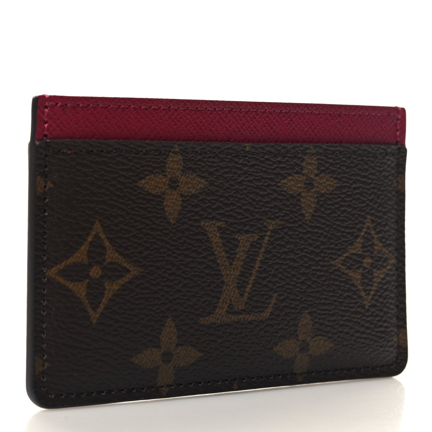 Monogram Card Holder Fuchsia