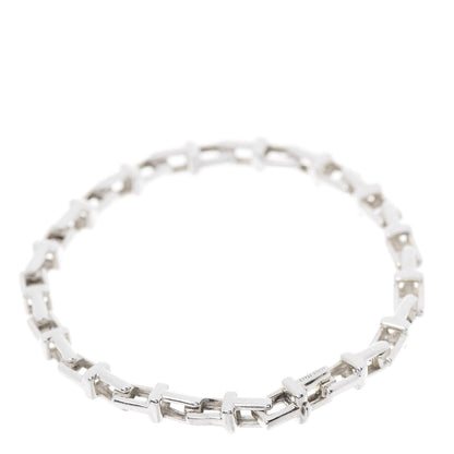 Tiffany Sterling Silver Narrow T Chain Bracelet 3 of 6