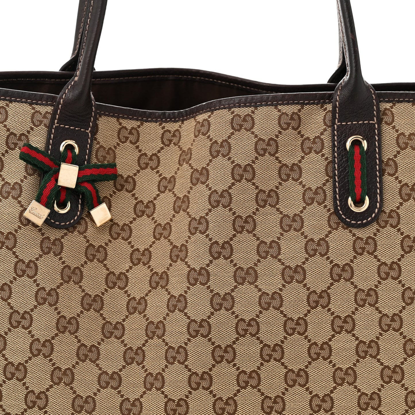 Monogram Large Princy Tote Dark Brown
