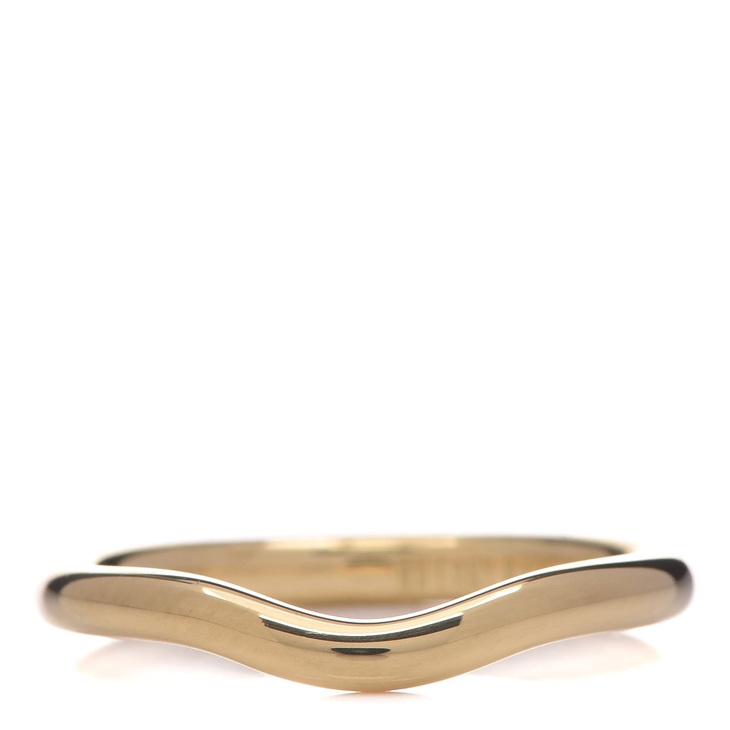 18K Yellow Gold Elsa Peretti Wedding Band Ring 50 5.25