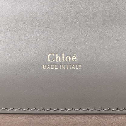 Chloe Shiny Goatskin Calfskin Aby Chain Shoulder Bag Motty Grey 5 of 8