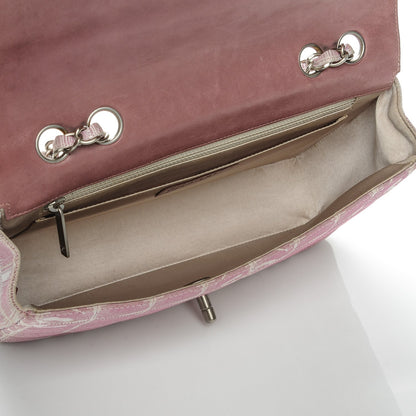 Chanel Nylon Medium Travel Flap Pink 8 of 10