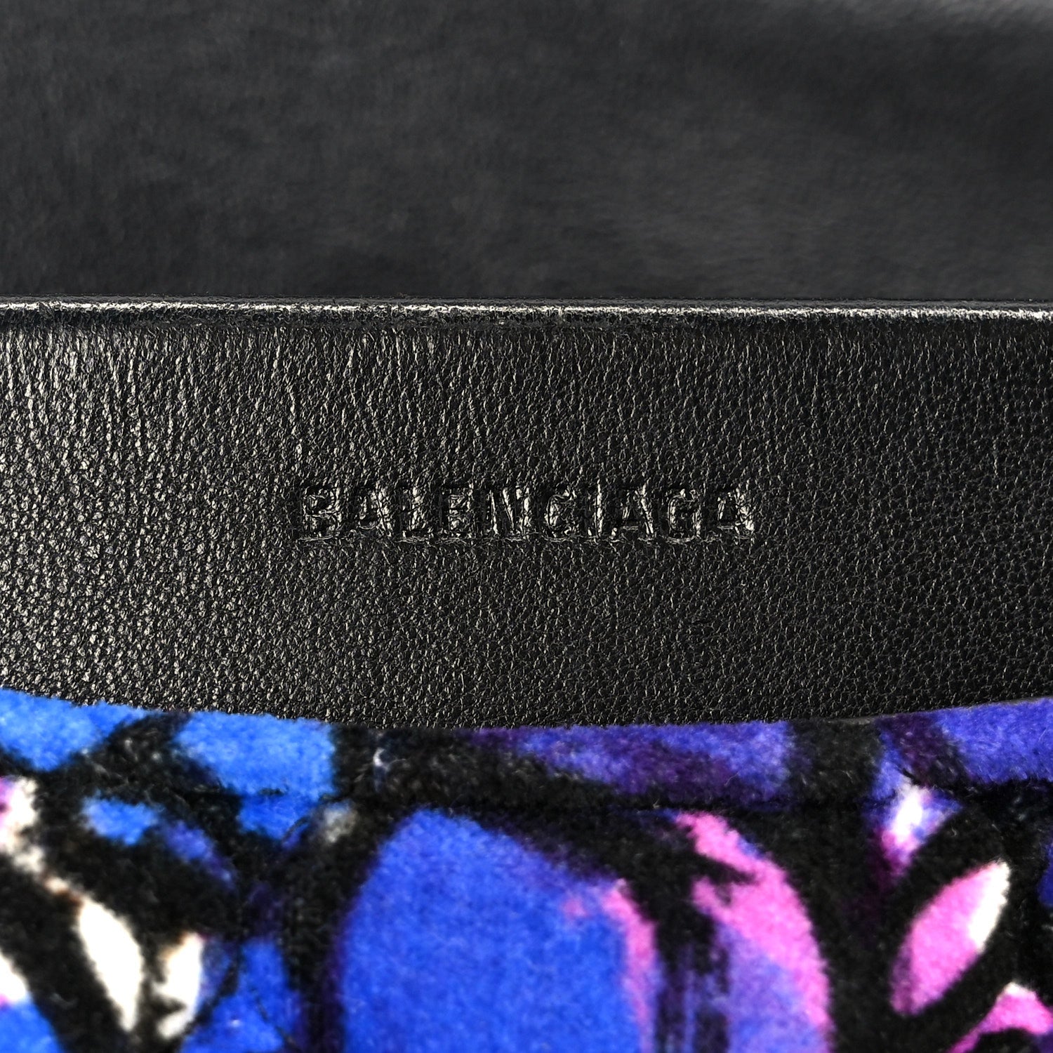Balenciaga Velvet Floral Quilted M BB Round Shoulder Bag Bleu 5 of 10