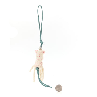 Loewe X SUNA FUJITA Felt Calfskin Squid Charm White Multicolor 2 of 5