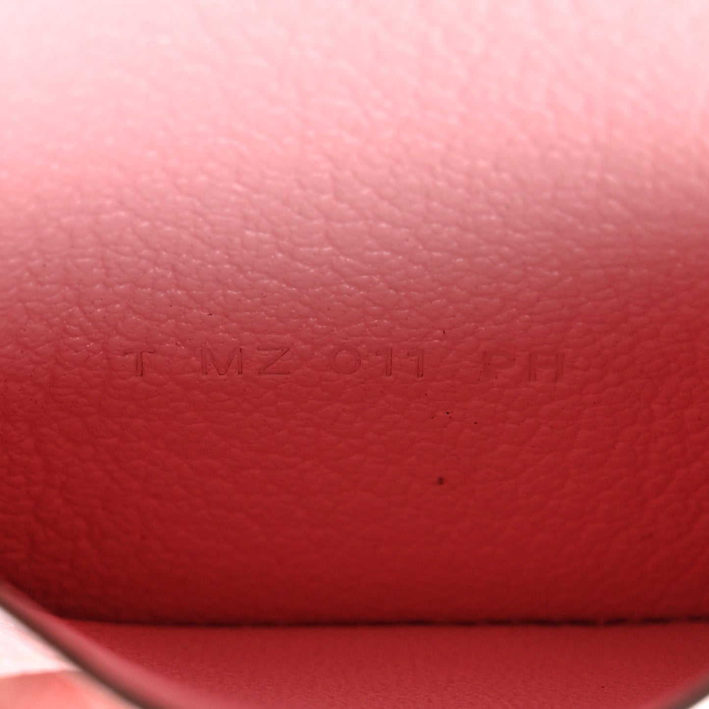 Chevre Mysore Bearn Card Holder Wallet Rose Sakura