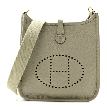 Hermes Taurillon Clemence Amazone Evelyne TPM Sauge 1 of 11