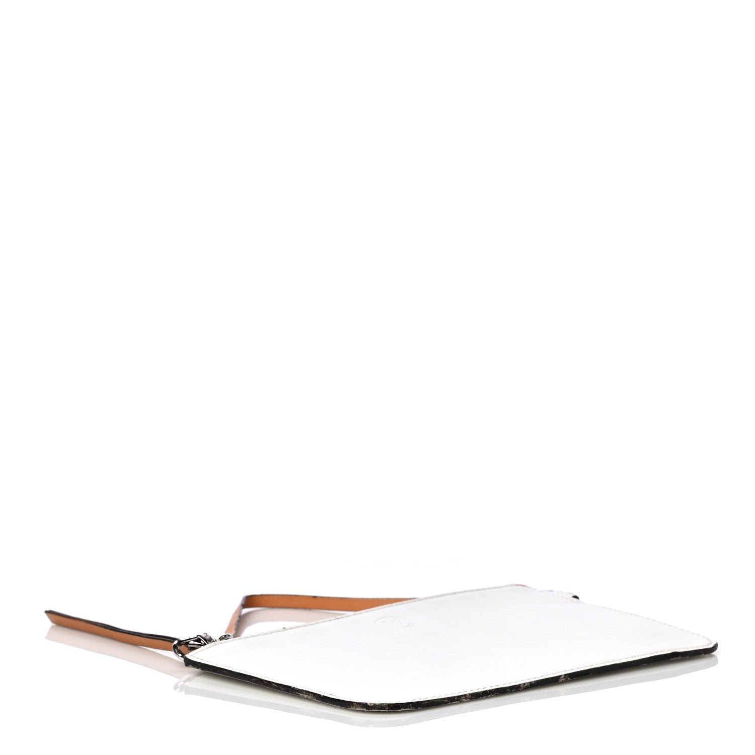 Louis Vuitton Calfskin Pochette White 5 of 8
