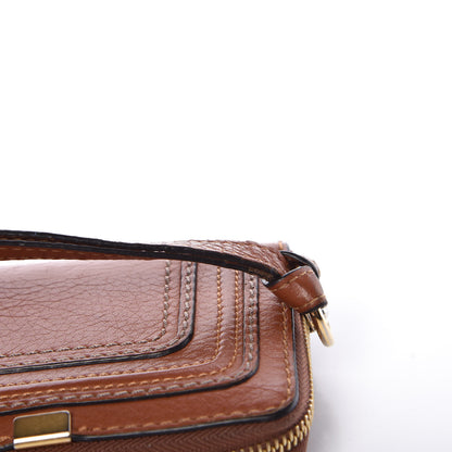 Chloe Grained Calfskin Marcie Long Zip Around Wallet Tan 17 of 18