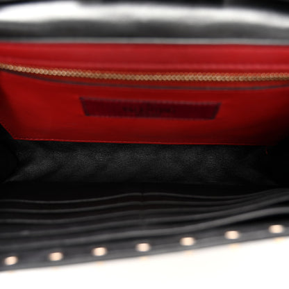 Valentino Garavani Nappa Rockstud Spike Wallet On Chain Black 6 of 11