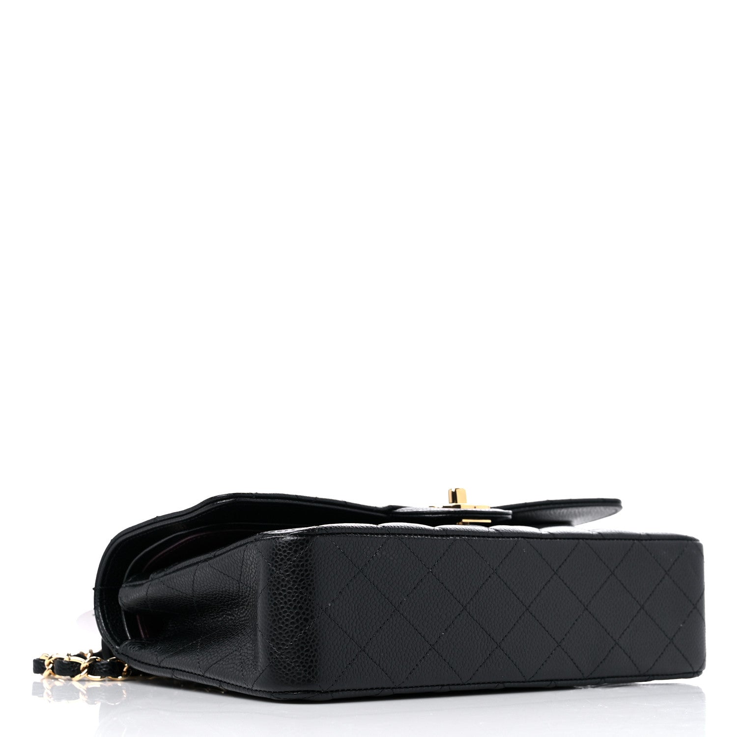 Chanel Caviar Quilted Medium Double Flap Black 4 of 10