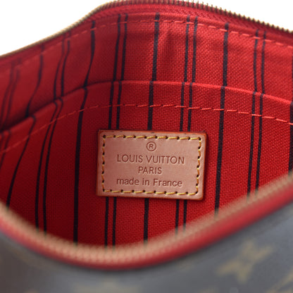 Louis Vuitton Monogram Neverfull MM GM Pochette Cherry 6 of 13
