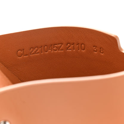 Hermes Calfskin Ellipse Mules 38 Marron Glaise 8 of 9