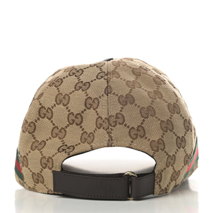 Gucci Monogram Web Baseball Hat L Beige Cocoa 4 of 7