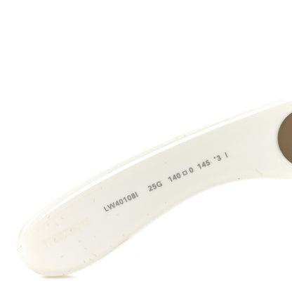 Loewe Acetate Anagram Wave Mask Sunglasses LW40108I Ivory 6 of 7