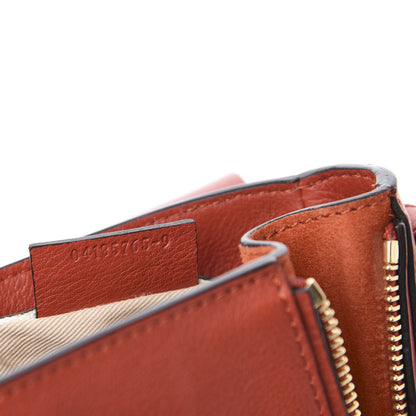 Chloe Suede Calfskin Mini Faye Backpack Earthy Red 6 of 9