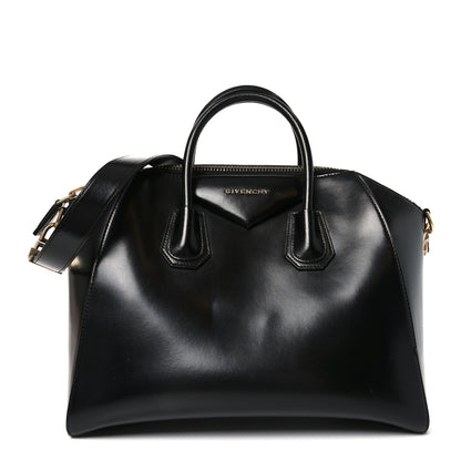 Givenchy Shiny Lord Calfskin Medium Antigona Black 1 of 12