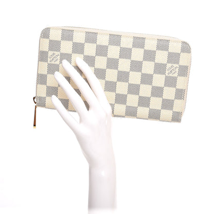 Louis Vuitton Damier Azur Zippy Organizer Wallet 3 of 10