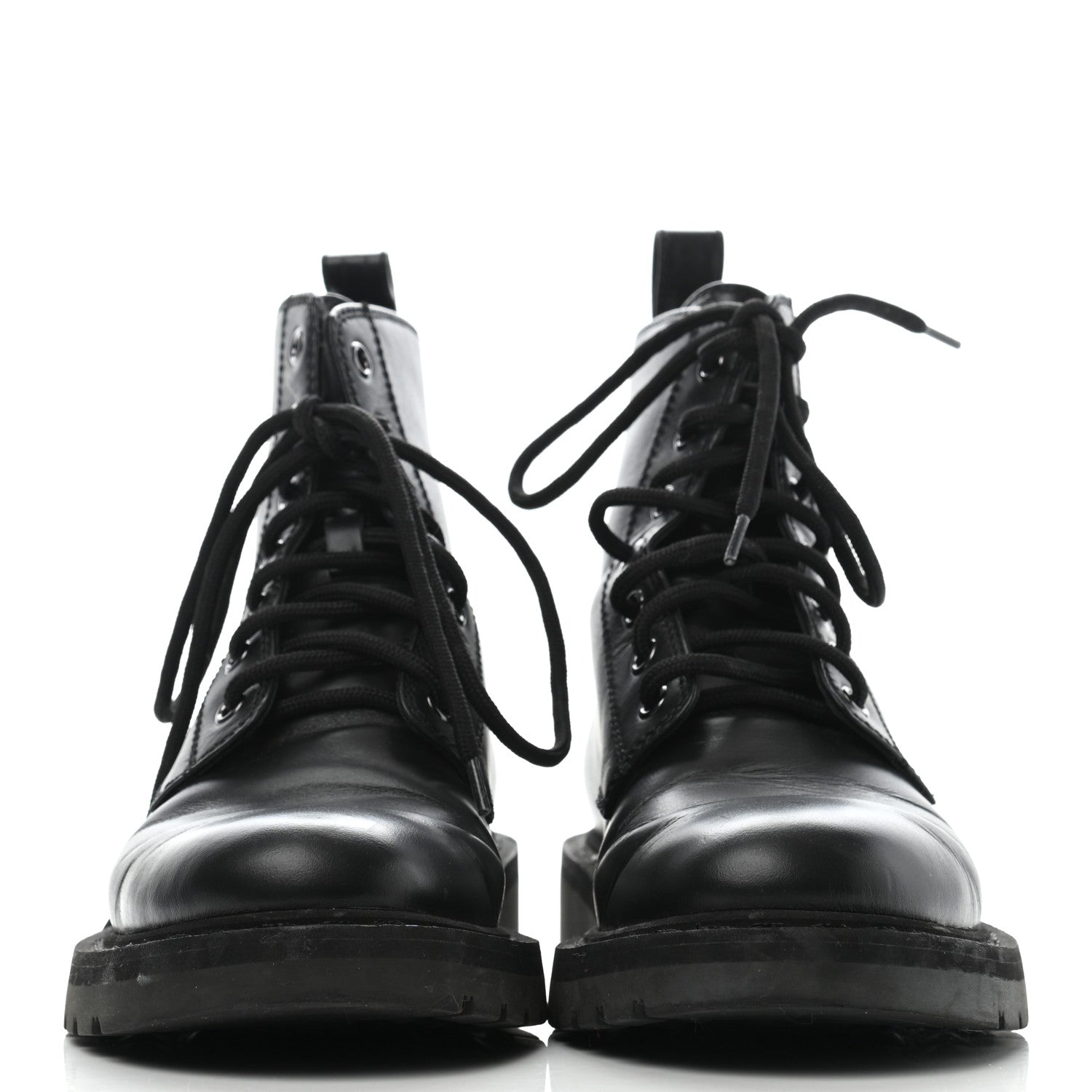 Valentino Garavani Calfskin VLTN 20mm Combat Boots 36.5 Black White 4 of 11