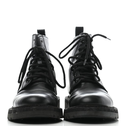 Valentino Garavani Calfskin VLTN 20mm Combat Boots 36.5 Black White 4 of 11