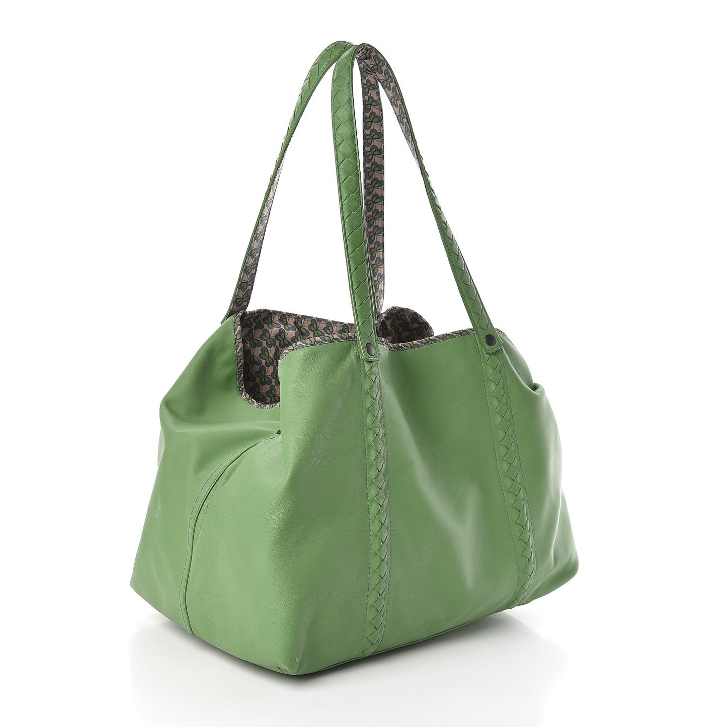 Nappa Printed Nylon Medium Reversible Tote