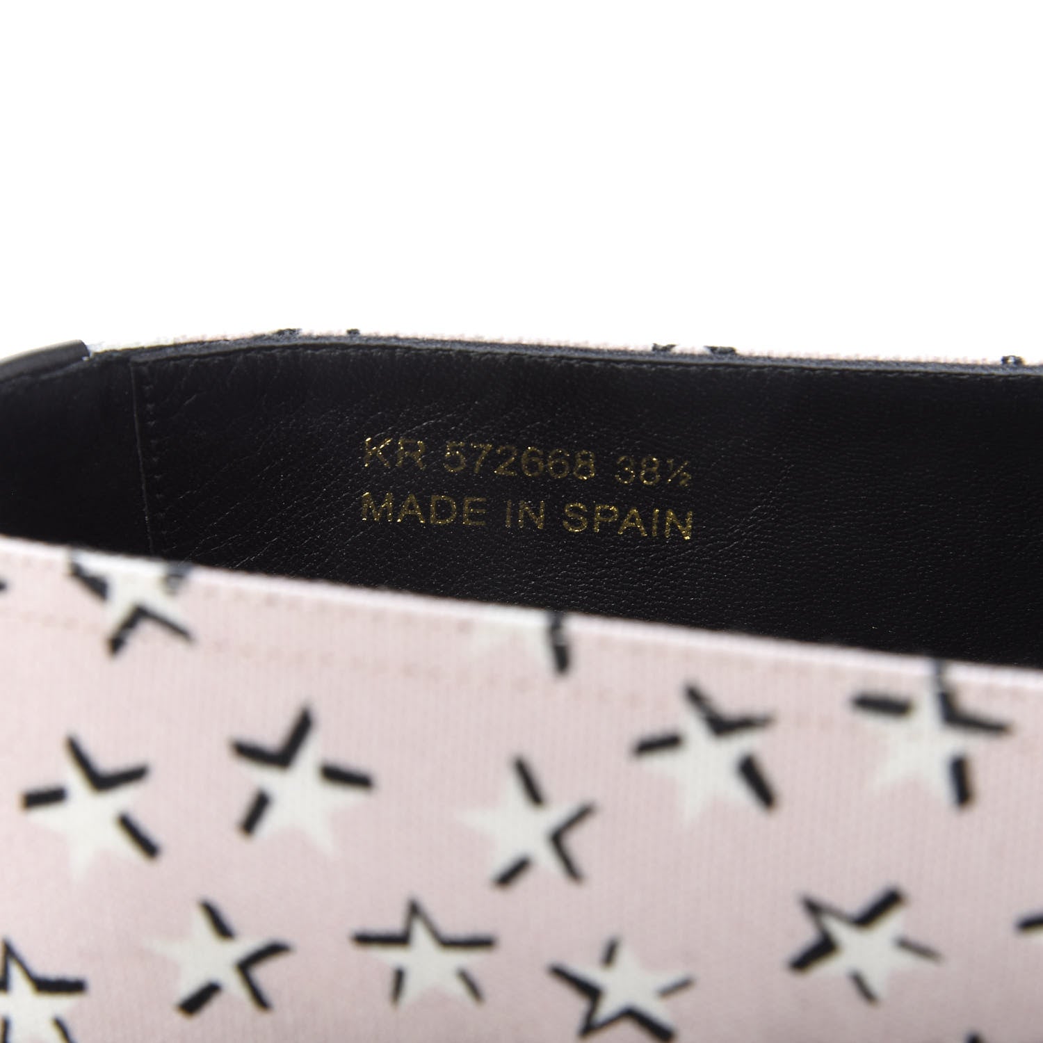 Saint Laurent Canvas Star Fun Espadrilles 38.5 Pink 9 of 10