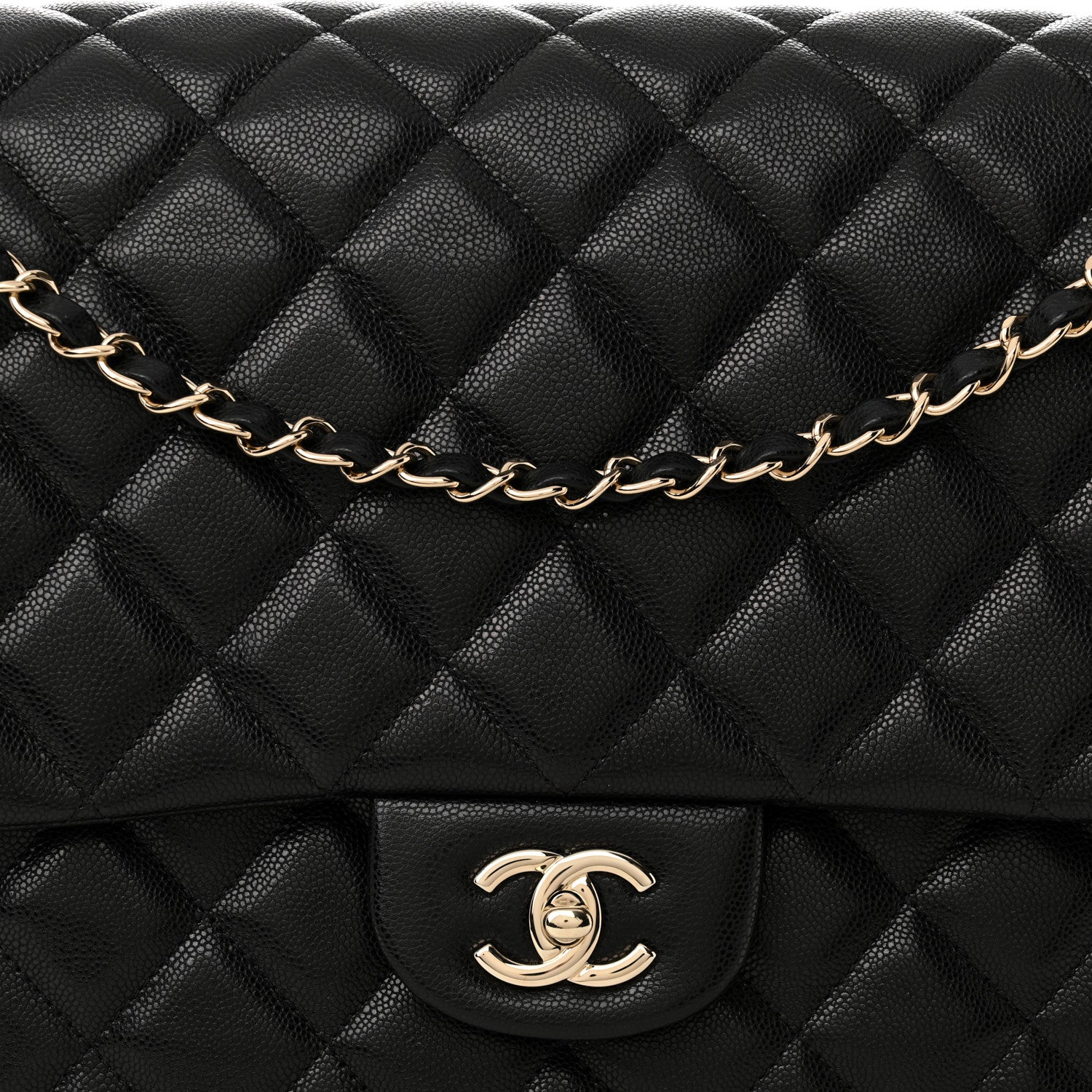 Chanel Caviar Quilted XXL Travel Flap Bag Black 8 of 11