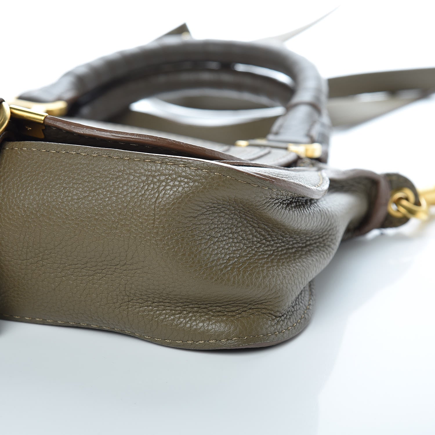 Chloe Calfskin Baby Marcie Satchel Anchor Grey 12 of 12