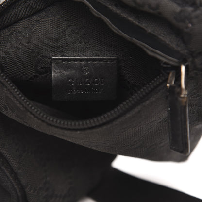 Gucci GG Monogram Double Pocket Belt Bag Black 6 of 13