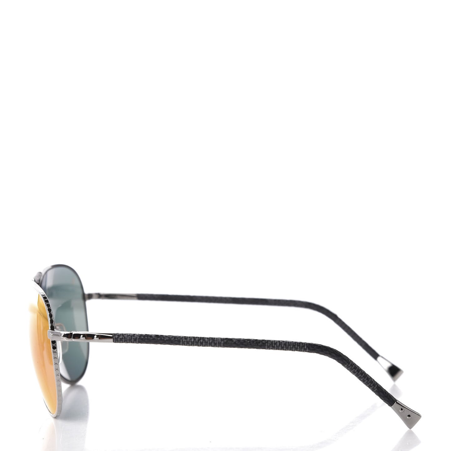 Damier Graphite Conspiration Pilote Aviator Sunglasses Z0791U Silver