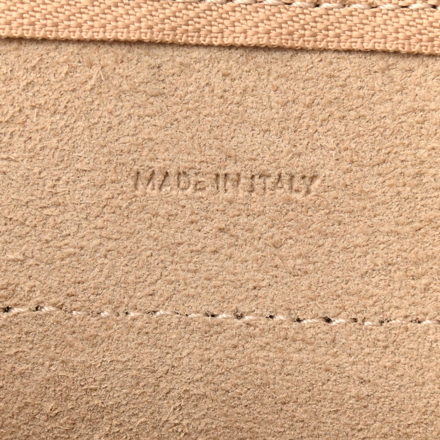 Laminated Calfskin Nano Belt Bag Gold
