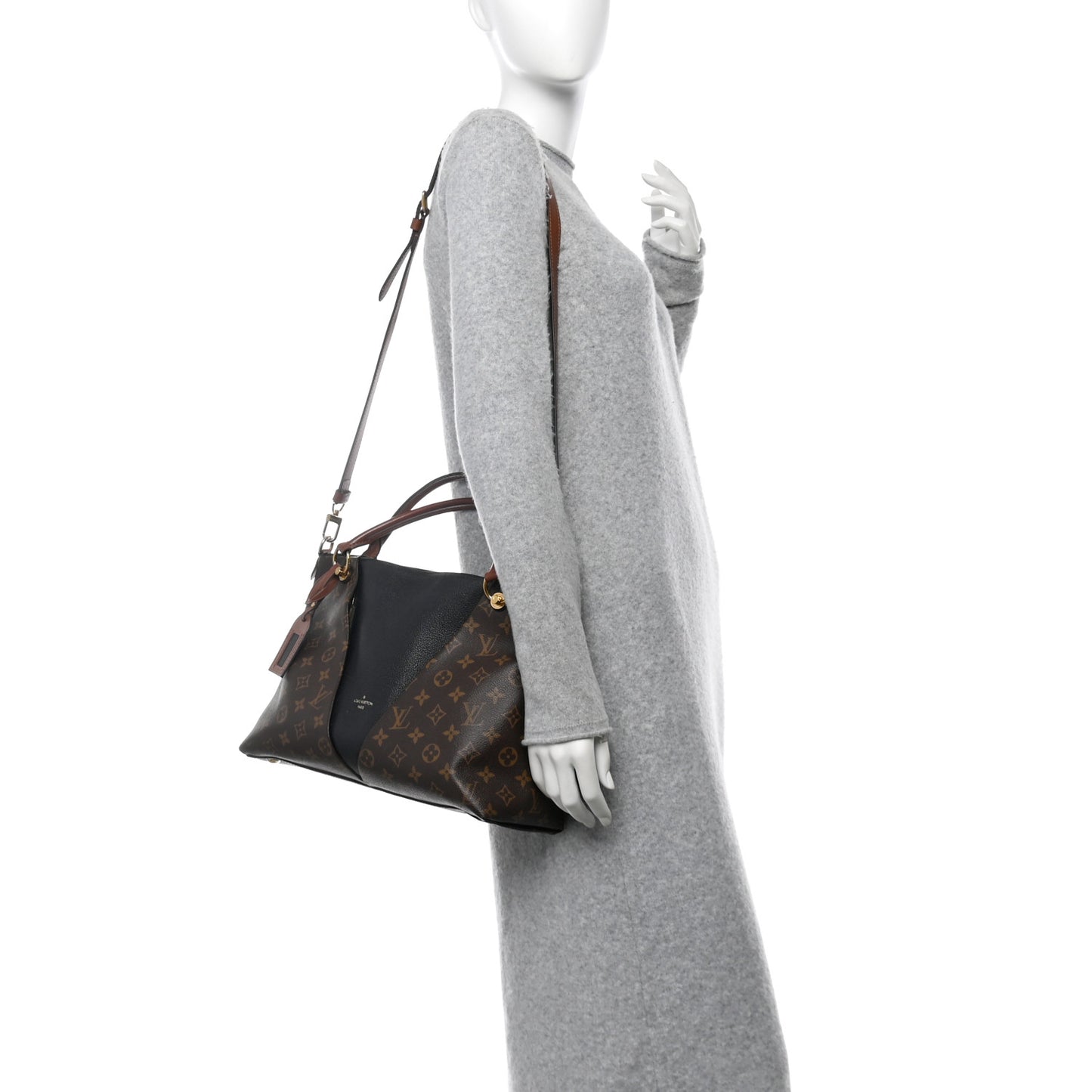 Monogram V Tote MM Black