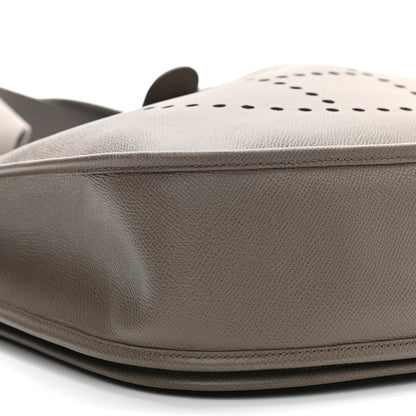 Hermes Epsom Evelyne III GM Etain 8 of 9