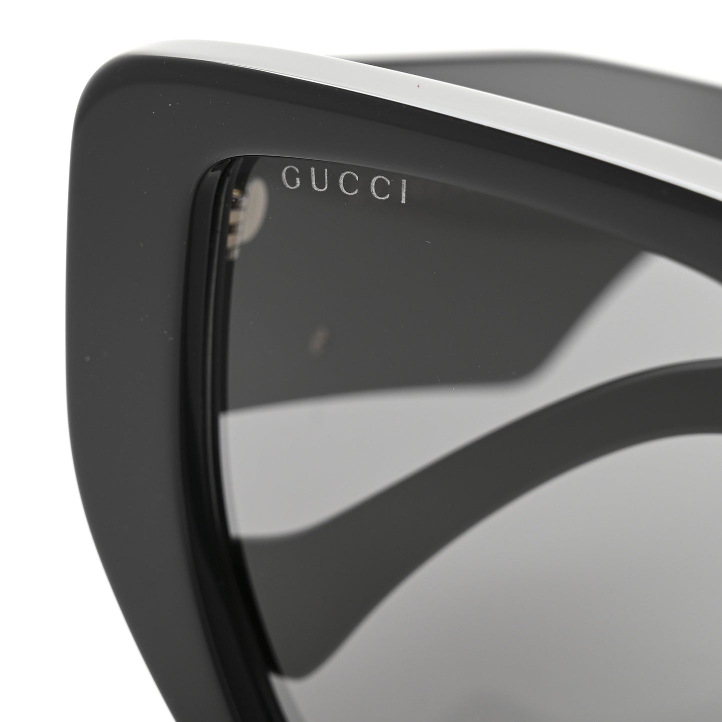 Acetate Square Frame Sunglasses GG0956S Black