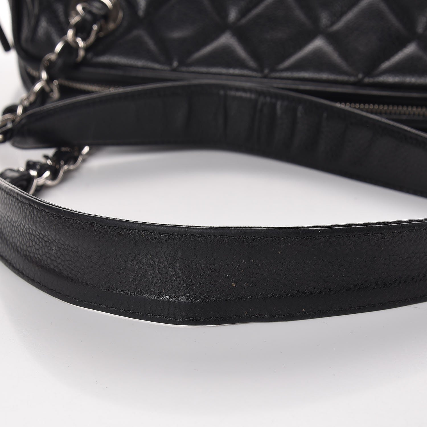 Chanel Caviar Quilted Framed Bowling Bag Black 15 of 15