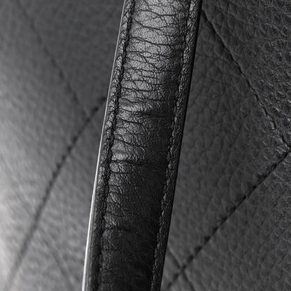 Chanel Bullskin Stitched Large Shopping Bag Black 14 of 17