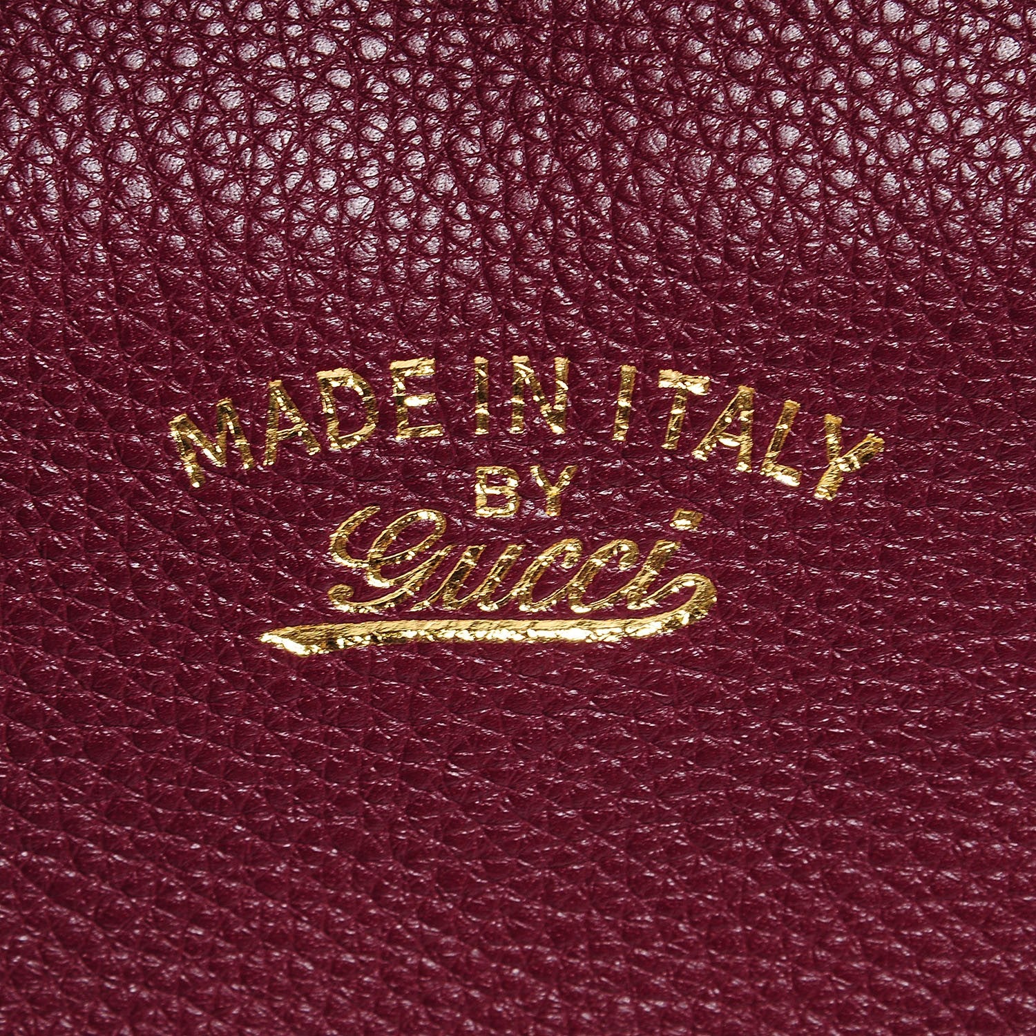 Gucci Calfskin Bamboo Medium Shopper Boston Burgundy 6 of 9