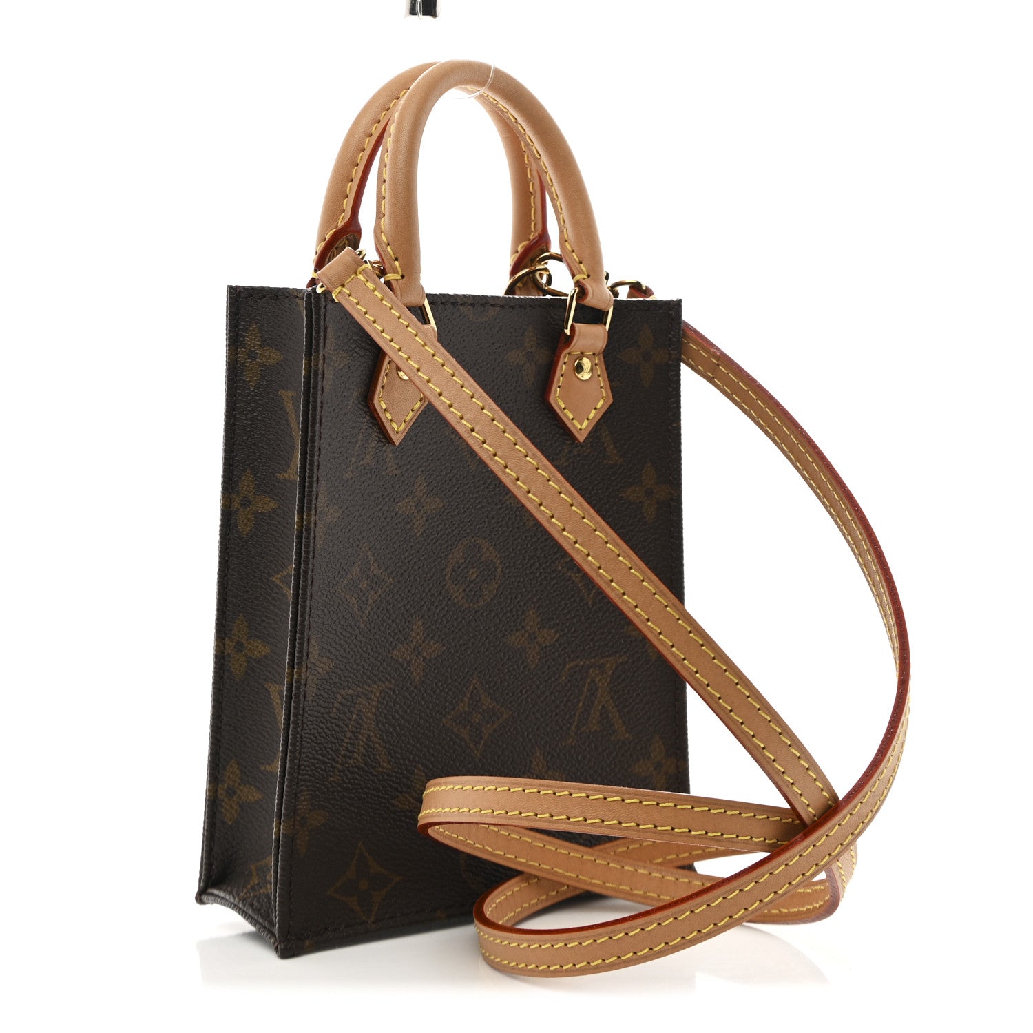 Louis Vuitton Monogram Petit Sac Plat 3 of 9