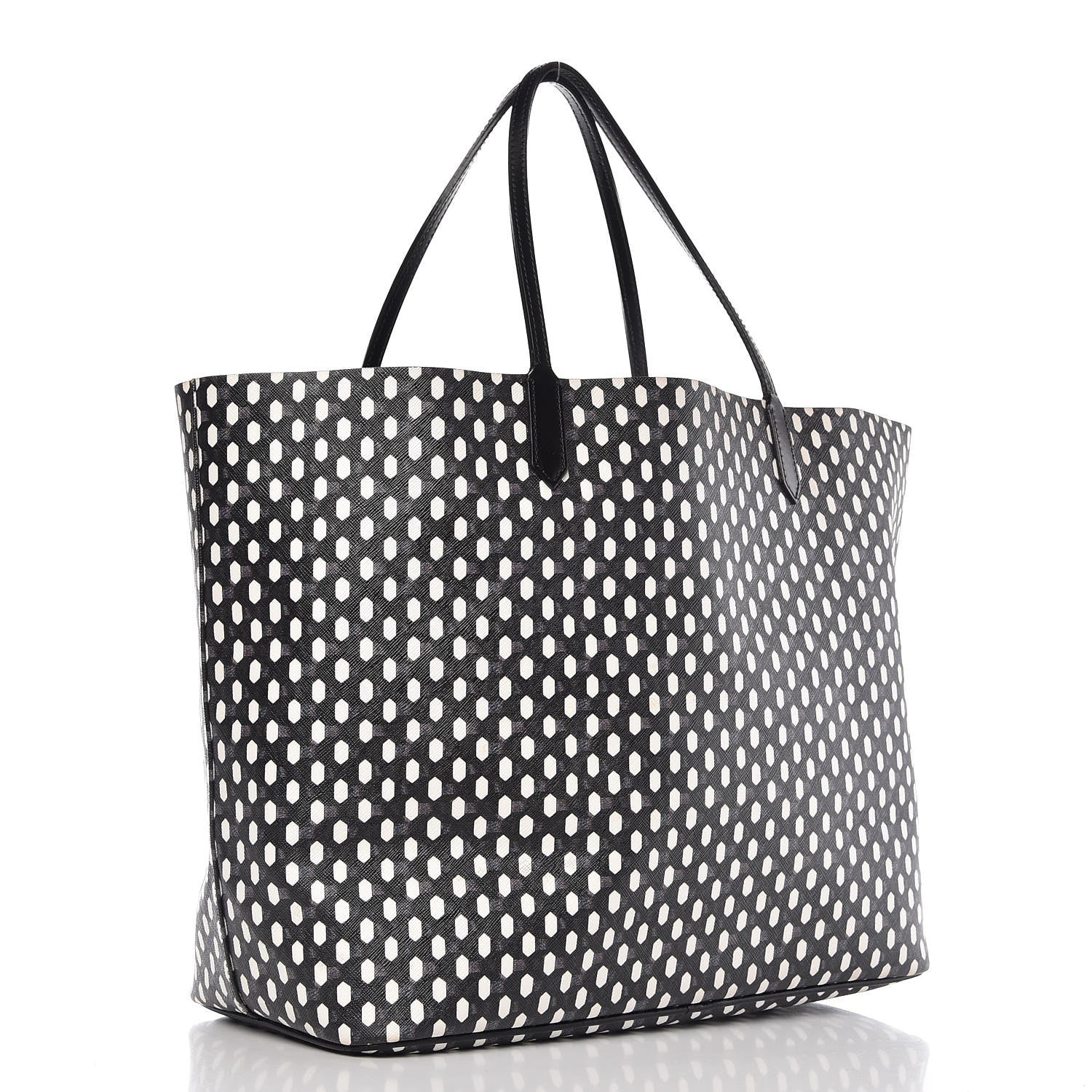 Givenchy Coated Canvas Large Antigona Tote Black White 4 of 12