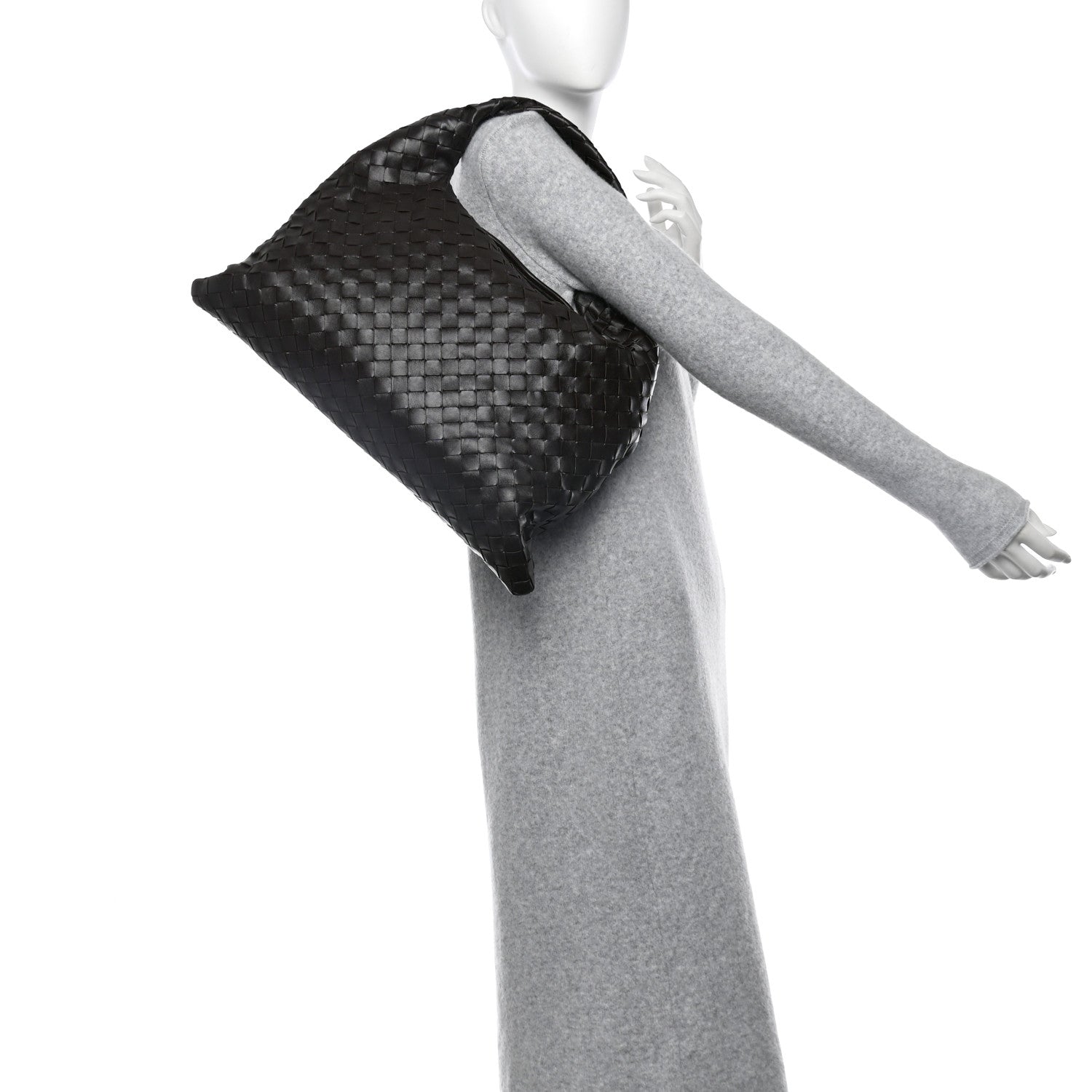 Bottega Veneta Calfskin Intrecciato Small Hop Fondant 2 of 11