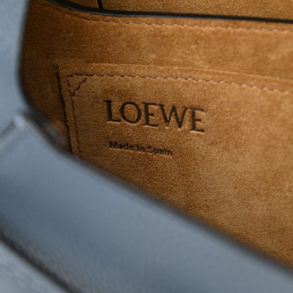 Loewe Grained Calfskin Small Gate Crossbody Bag Steel Blue 6 of 10