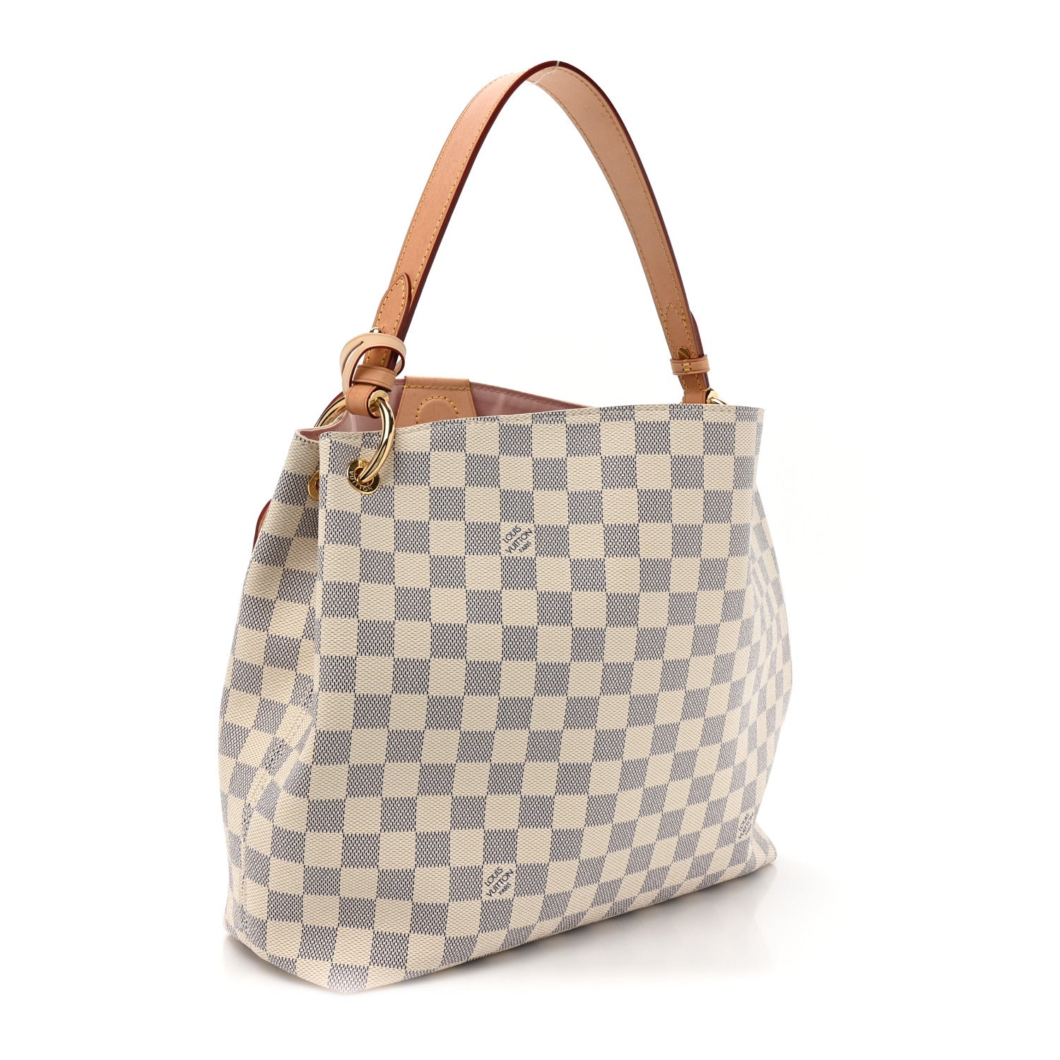 Louis Vuitton Damier Azur Graceful PM Rose Ballerine 2 of 16