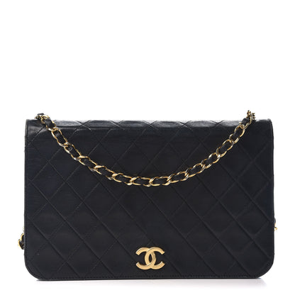 Chanel Lambskin Quilted Wallet On Chain WOC Black 1 of 9