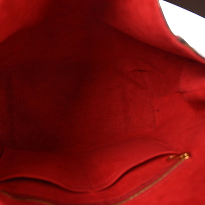 Louis Vuitton Damier Ebene Caissa Hobo Cherry 4 of 13