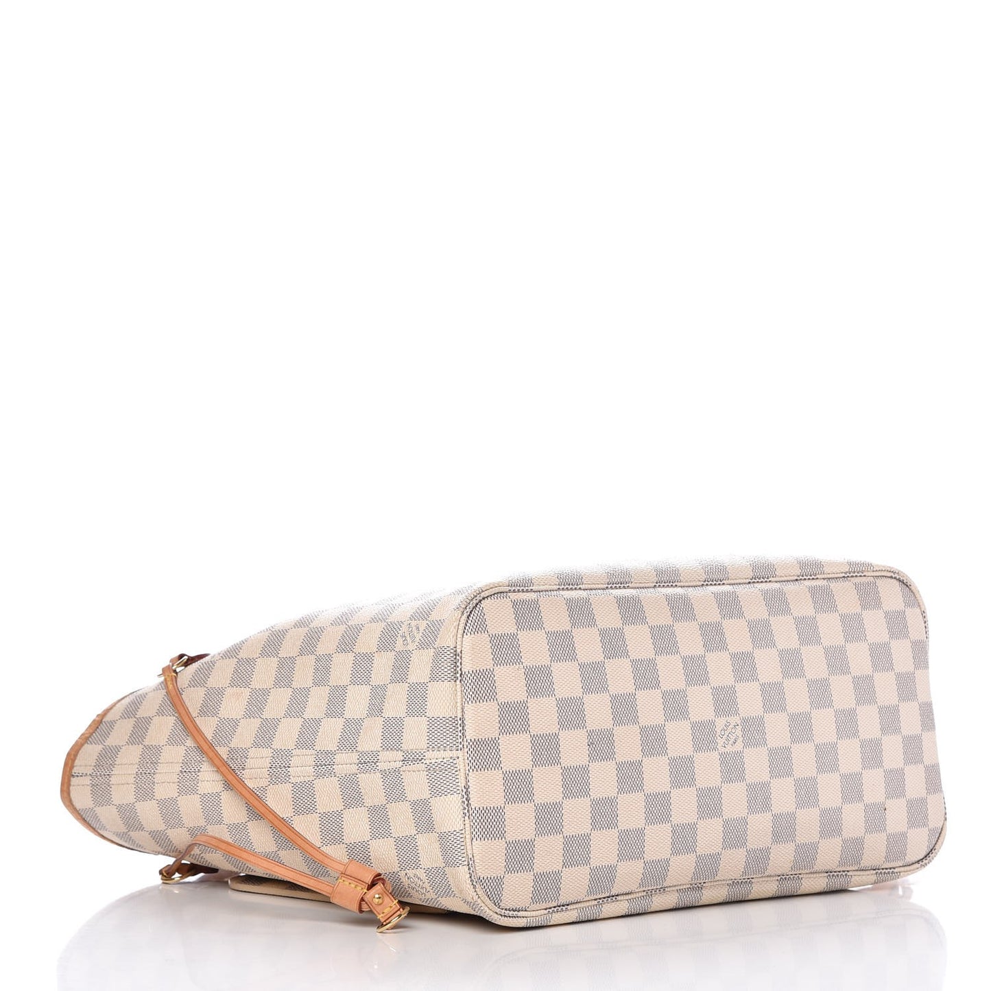 Damier Azur Neo Neverfull MM Rose Ballerine