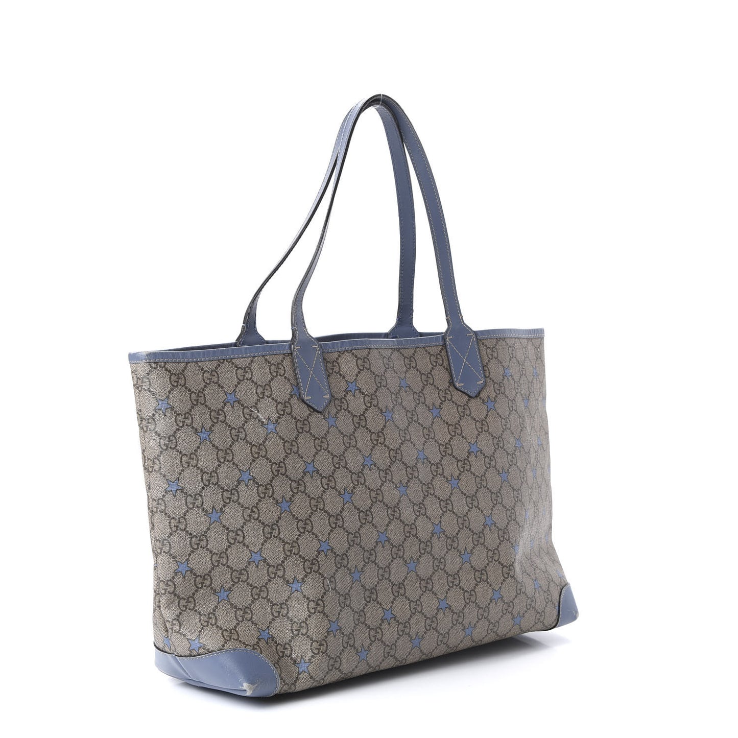GG Supreme Stars Tote Blue
